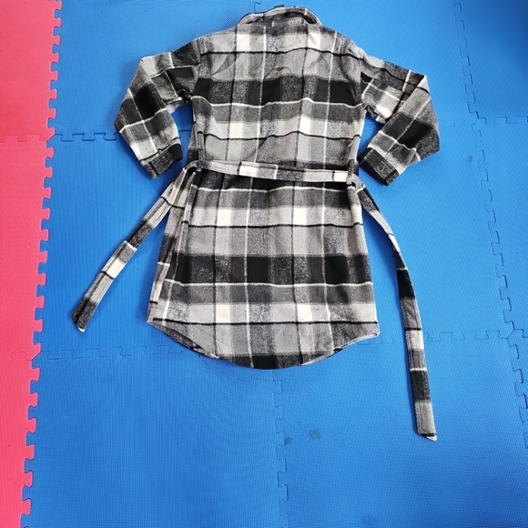Nwt BlankNYC Plaid Long Shacket Shirt Jacket Size S - Picture 8 of 8